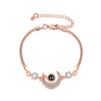 Projection Star Moon Bracelet Korean Style Charm