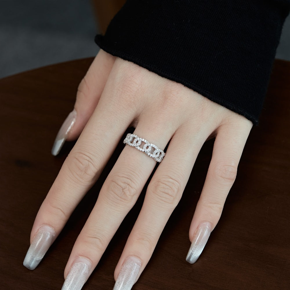 Fashion Personality Female Chain Punk Ring