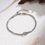Love Knot Double Snake Love Knot Infinite Love Couple Bracelet