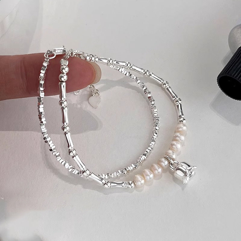 Korean-style Sweet And Cool Lily Of The Valley Pendant Bracelet