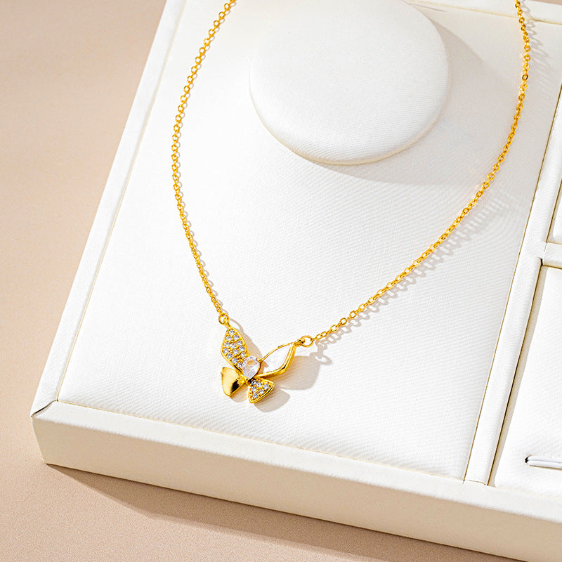 Luxury High-end Butterfly Necklace For Women