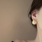 Luxury-yet-affordable Golden-line Tassel Geometric Crystal Earrings