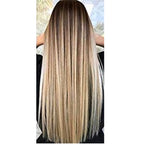 European And American Style Wig Women's Golden Brown Gradient