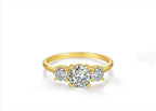 Moissanite Women's Ring High-end Silver Jewelry Accessories