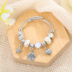 Alloy European And American Bead Bracelet