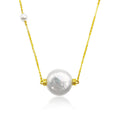 Natural Baroque Pearl Necklace Women's S925 Sterling Silver