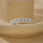 S925 Sterling Silver Full Diamond Twist Ring For Women, Lightweight Luxury And Personality