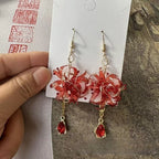 Red Spider Lily Manjushage Women's Earrings