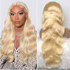 Former LACE Head Cap LACE FRONTAL WIG13x4 Straight 613 BLONDE Straight Hair