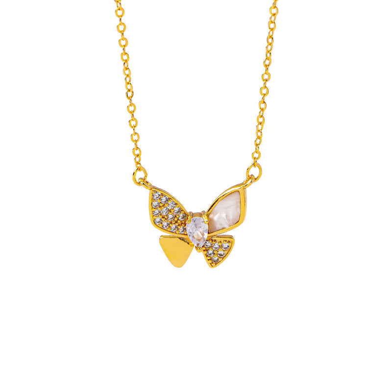 Luxury High-end Butterfly Necklace For Women