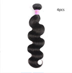 Body wave Brazilian hair curtain