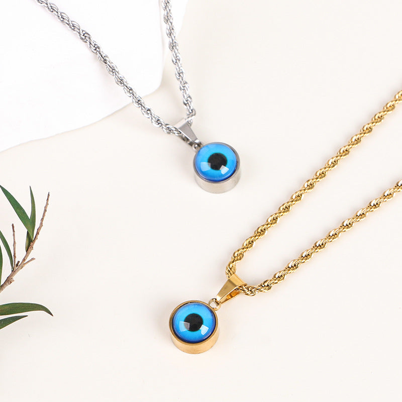 Fashionable And Luxurious Stainless Steel Rope-Style Necklace Accessories