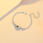 Projection Star Moon Bracelet Korean Style Charm