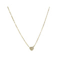 Love Necklace S925 Sterling Silver Plated 18K Gold