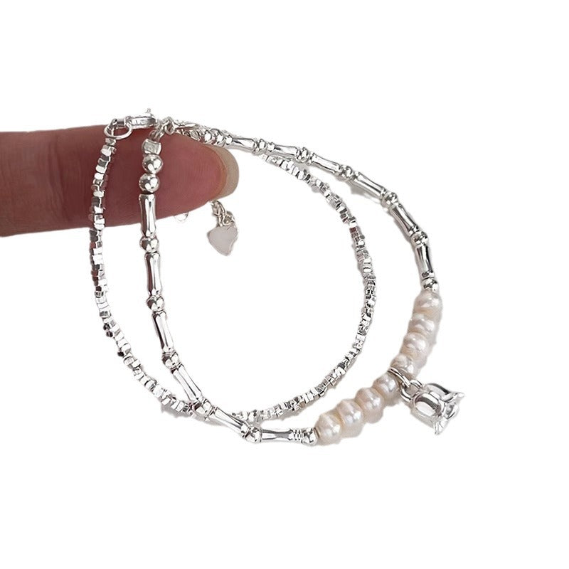 Korean-style Sweet And Cool Lily Of The Valley Pendant Bracelet