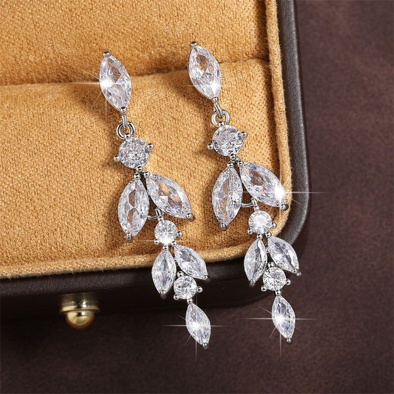 Creative Leaf-shaped Earrings For Women