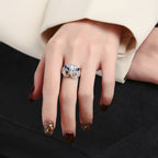 S925 Sterling Silver Niche-design Vintage Everyday Versatile Owl Ring